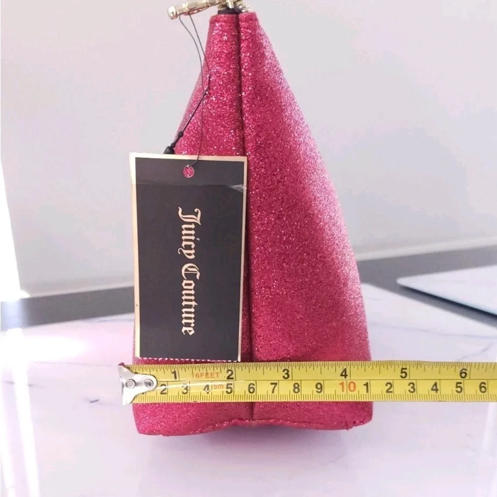 JUICY COUTURE SPARKLING BEAUTY BAG - PINK (NEW WITH TAGS)